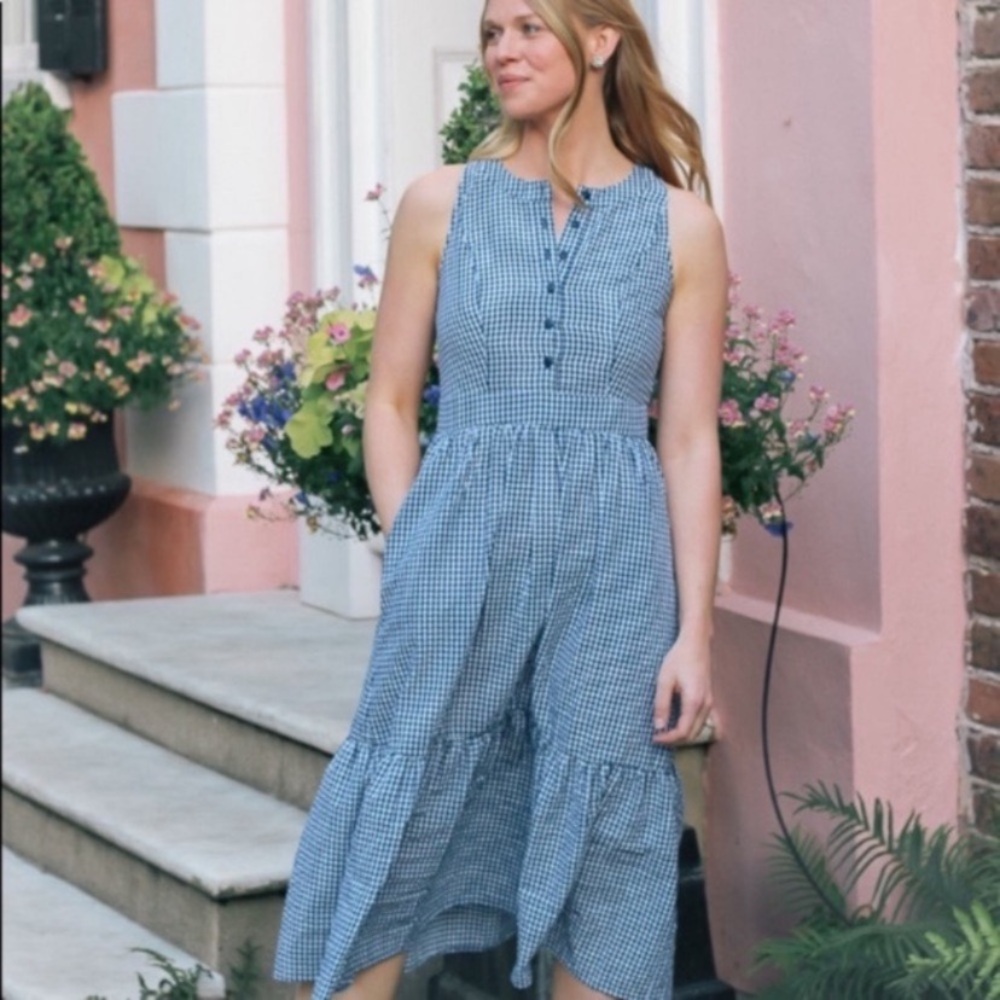 Gal Meets Glam Ardith Gingham Dress - Picture 2 of 8